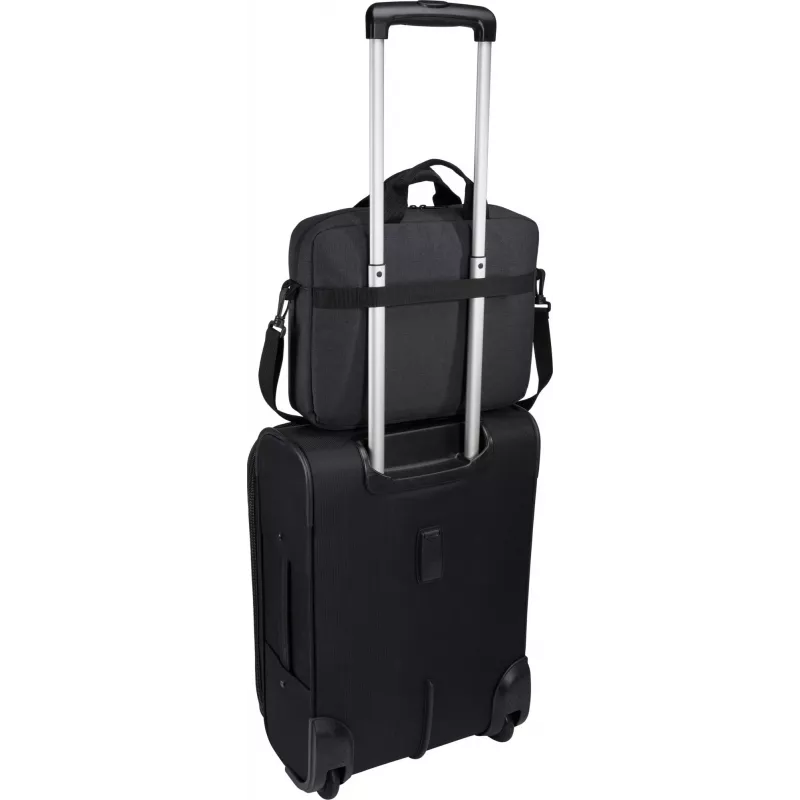 Case Logic Huxton | Passend für Laptops bis 13,3 Zoll | Laptop-Aktentasche | Schwarz | Schultergurt
