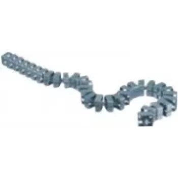 Bachmann Kabel Snake Quadro - flexible Kabeltrasse - 1 m - Schwarz