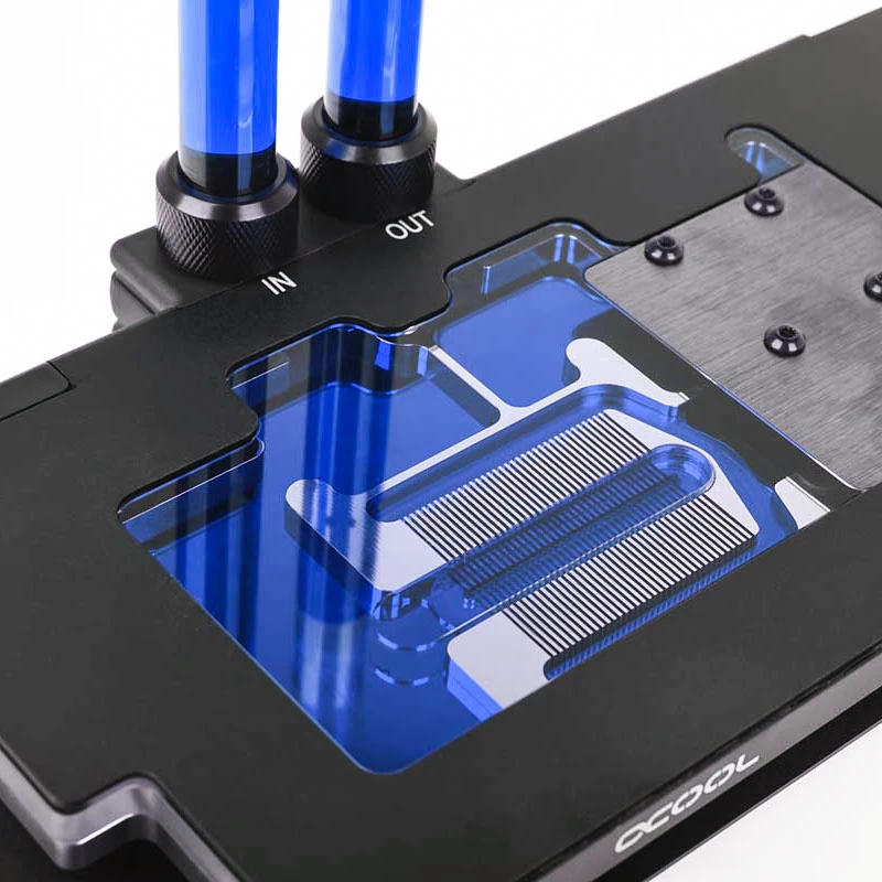 Alphacool Eiswasser Crystal Blau, 1000ml Fertigmischung Kühlflüssigkeit - Blau