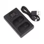 Ladegerät PANASONIC DMW-BLK22, Dual
