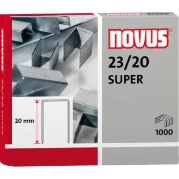 Heftklammernpackung Novus 23/20 SUPER 1000 Heftklammern 042-0240