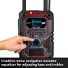 Tragbares Radio EINHELL TE-CR 18 Li DAB+ FM Bluetooth USB, batteriebetrieben (TE-CR 18 Li kompatibel)
