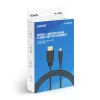 Savio CL-40/M HDMI (M) - micro HDMI (M) Kabel mit Ethernet, 2m, Schwarz