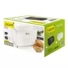 Brotkasten Maestro MR1677-AR-W – rechteckig Edelstahl, weiß, 340×220×160 mm