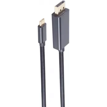 shiverpeaks BS10-62185 DisplayPort-Kabel 1,8 m USB Type-C Schwarz (BS10-62185)