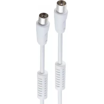 shiverpeaks BS80203-128-2.5 Koaxialkabel 2,5 m IEC Weiß (BS80203-128-2.5)