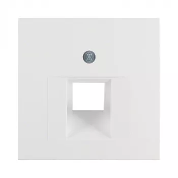 Wandplatte / Schalterabdeckung berker 14071909, weiß, Kunststoff, konventionelles Design, 10er-Pack