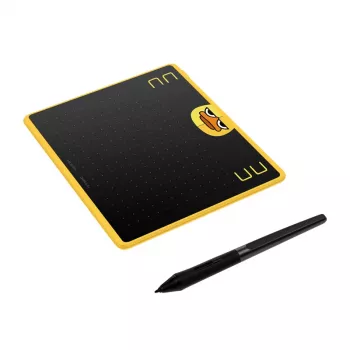 Grafik-Stifttablet HUION HS64 Special Edition Schwarz Gelb
