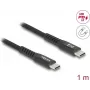 USB-Kabel DeLOCK 81119 USB 2.0 1m USB C Schwarz