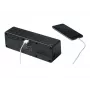 Digitaler Wecker Muse M-172 DBT — schwarz, LCD-Anzeige, batteriebetrieben mit AAA, 190×68×70 mm