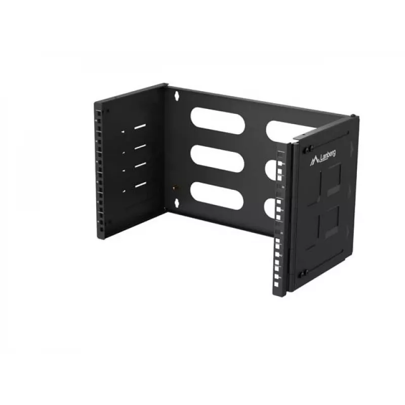 Wandmontage 19 Zoll Rack LANBERG 6U, Tiefe 497x400/240 mm, Modell FB01-5406-10B