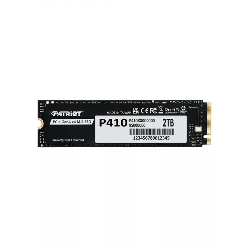 Solid State Drive PATRIOT P410 2 TB M.2 NVMe, 2000 GB, M.2 Formfaktor