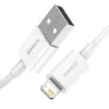 Baseus Superior Series Kabel USB auf Lightning, 2,4A, 0,25m (weiß)