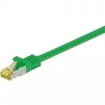 Wentronic GoobayCat.7 Rohkabel Patchkabel, S/FTP (PiMF), Grün, 20 m - LSZH halogenfrei, Kupfer, RJ45-Stecker (91658)