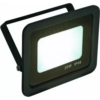 LED-Strahler EUROLITE FL-20 SMD CW IP65 20W, kaltweiß, kompakte Außenbeleuchtung