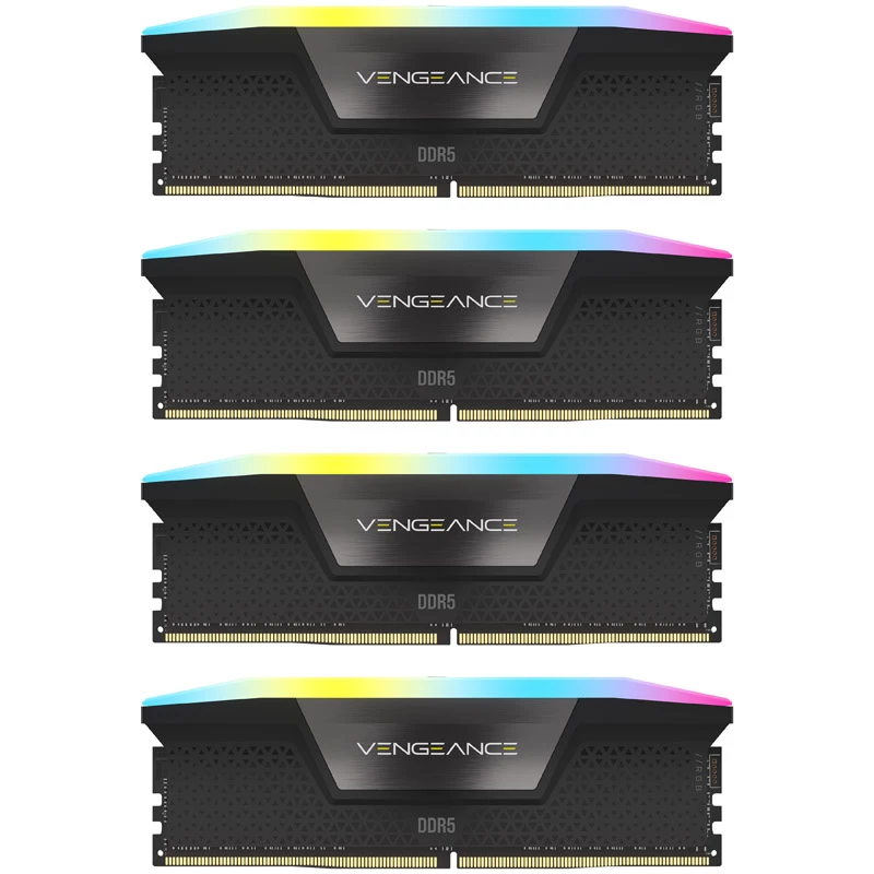 Corsair DDR5 64GB PC 6400 CL32 CORSAIR KIT (4x16GB) VENGEANCE RGB B retail - 64 GB