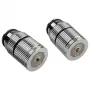 Wasserauslass G1/4 Zoll Außengewinde – BitsPower Touchaqua, 2er-Pack, silber