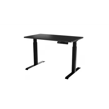 Schreibtisch Cama Meble MOON elektrisch höhenverstellbarer gerader Schreibtisch 1210×670 mm schwarz/anthrazit
