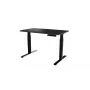 Schreibtisch Cama Meble MOON elektrisch höhenverstellbarer gerader Schreibtisch 1210×670 mm schwarz/anthrazit