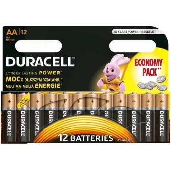 Duracell Haushaltsbatterie Einwegbatterie AA Alkaline