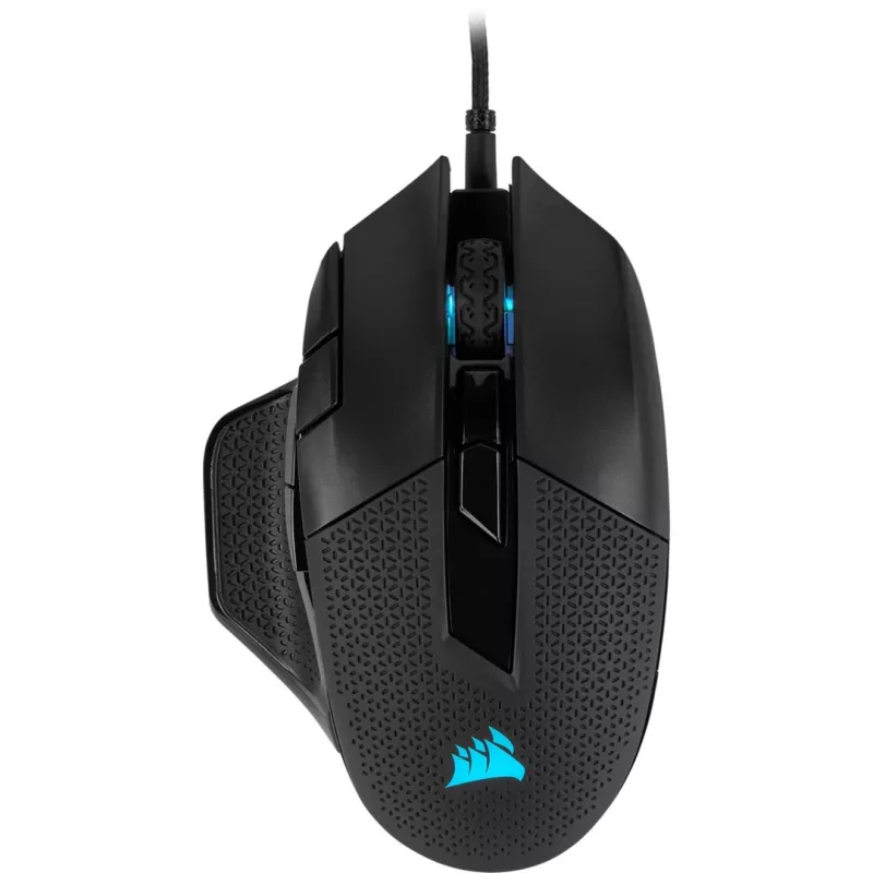 Corsair Nightsword RGB Maus für Rechtshänder USB Typ-A Optisch 18000 DPI