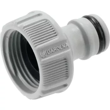 Gardena Wasserschlauch-Anschlussstück Hahnverbinder Grau 1 Stk.