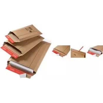 ColomPac Versandtasche aus Wellpappe, braun/CP01001 150 x 250 x bis 50 mm (CP01001)