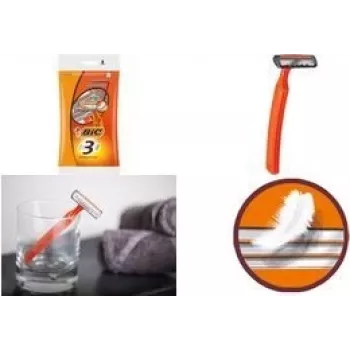 Einwegrasierer BIC SENSITIVE, Packung mit 8, Design für empfindliche Haut