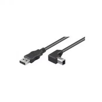 Wentronic Goobay USB 2.0 Hi-Speed Kabel, Schwarz, 0,5 m - USB 2.0-Stecker (Typ A) > USB 2.0-Stecker (Typ B) (93016)