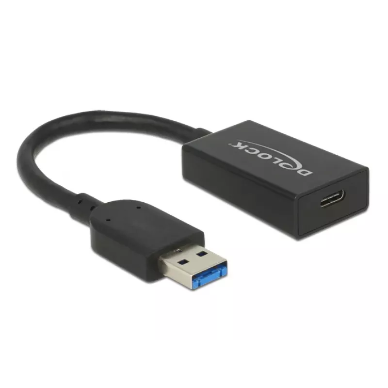 USB-Kabel DeLOCK 65698 USB 3.2 Gen 2 0,15 m USB A USB C Schwarz