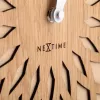 NeXtime Uhr 3149be Sun Large, Ø50 cm, Wand, Beige