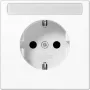 Jung 1-fach Einsatz Schutzkontakt-Steckdose Weiß LS1520N (LS1520N)