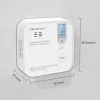 Kohlenmonoxid-Sensor QOLTEC 52577 — batteriebetriebener Alarm, 85 dB Schallpegel