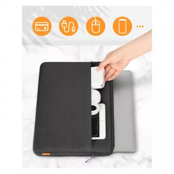 Sleeve-Tasche Inateck LB01005 für 39,6 cm (15,6 Zoll) Laptops, Schwarz