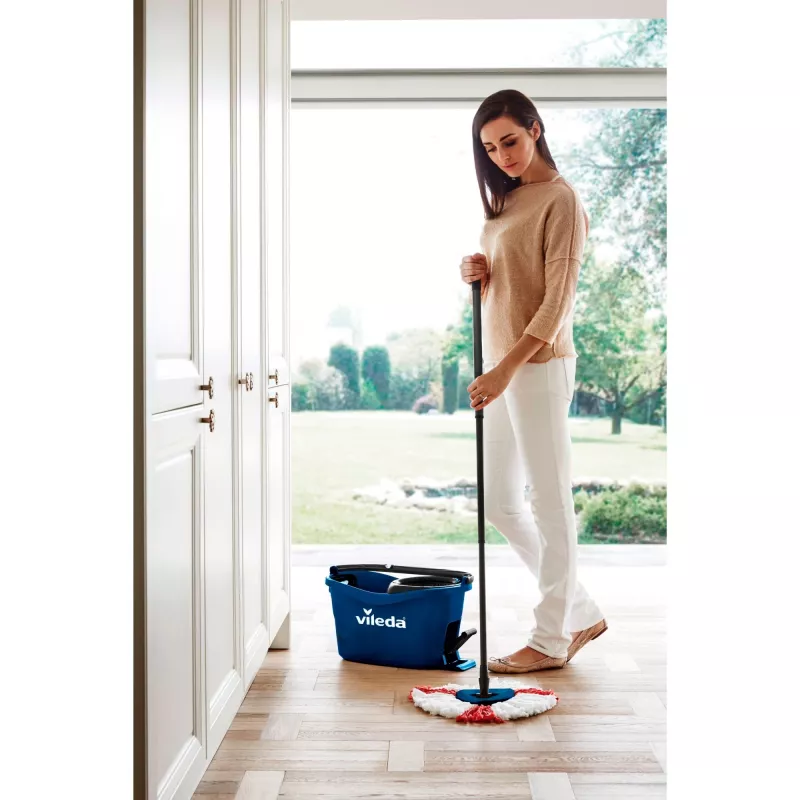 Bodenwischer VILEDA TurEasyWring & Clean Box 167756 mit Eimer und Wringer
