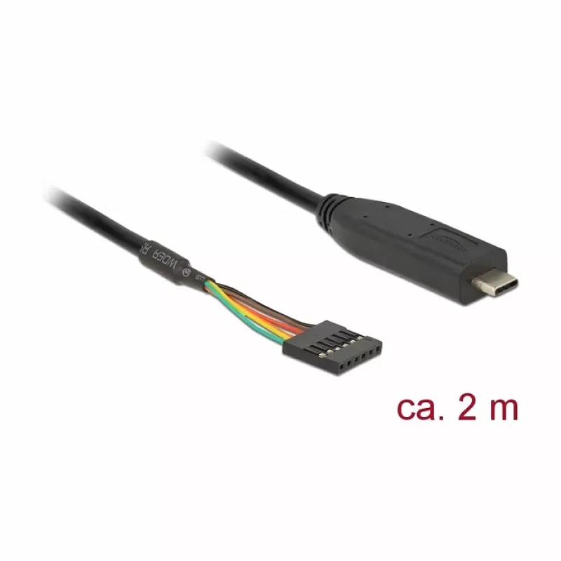 USB-Kabel DeLOCK 63913 2m USB-C Schwarz