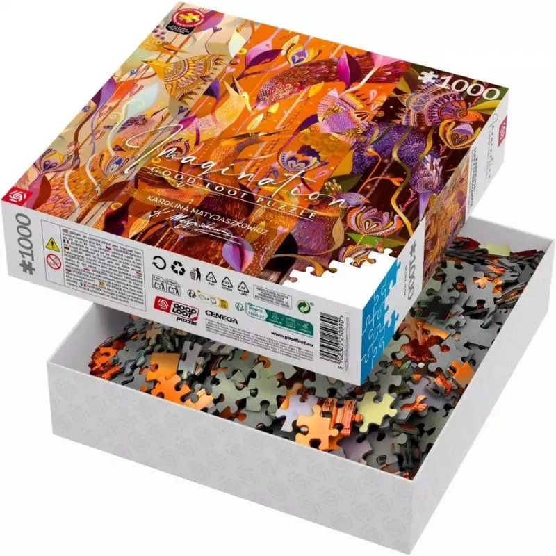 Puzzle Good Loot Imagination - Karolina Matyjaszkowicz: Im Vogeldickicht - Ein Triptychon 1000 Stück