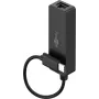 Goobay USB-C-Ethernet-Adapter schwarz – zum Anschließen eines PCs oder Apple MacBook an ein Netzwerk (76579)