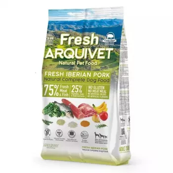 ARQUIVET Fresh Iberian Pork and fish - halbfeuchtes Hundefutter - 2,5kg