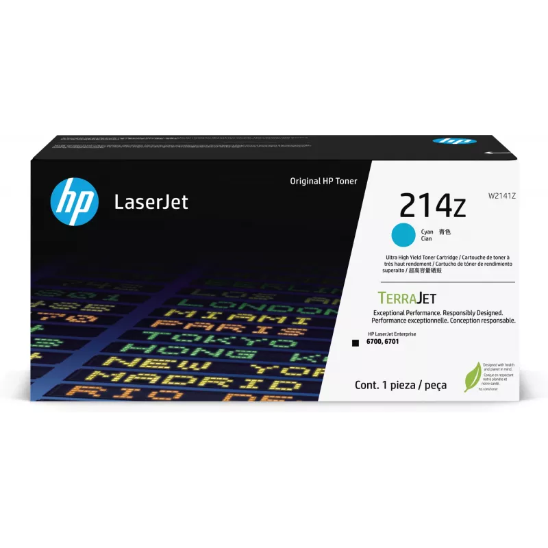 HP 214Z Ultra High Yield Cyan Original LaserJet Tonerkartusche