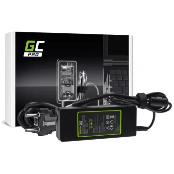 Green Cell AD15P PRO 90-W-Netzteil für HP Notebooks, 19 V 4,74 A, für den Innenbereich, schwarz