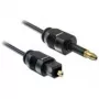 Toslink-Audiokabel DeLOCK 82875 1m Mini-TOSLINK Schwarz