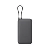 Powerbank Xiaomi 20000mAh mit integriertem Kabel, Dunkelgrau, Modell 61828