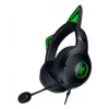 Kraken Kitty V2 - Schwarz, Gaming-Headset, Kitty-Ohren, Stream-Reaktive Beleuchtung, HyperClear-Kardioidmikrofon, 40-mm-TriForce-Treiber, integriertes Mikrofon in den Ohrmuscheln, Razer Chroma RGB (Ohr und Ohrmuscheln), Surround Sound: Nur verfügbar unter