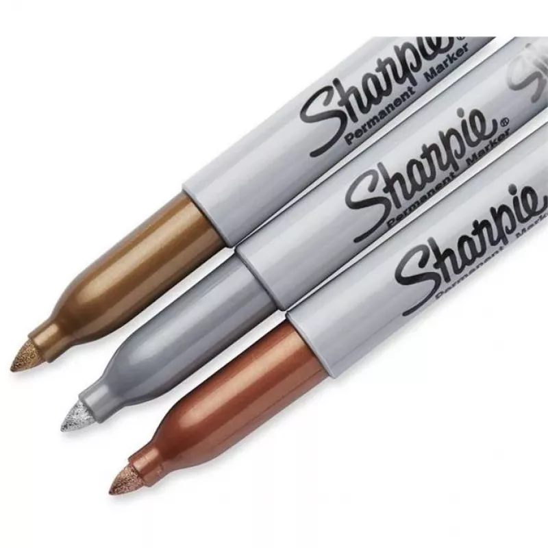 Marker Fine tip Sharpie 1986006 Bronze Gold Silber