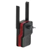 Wi‑Fi Signalverstärker Cudy RE3000 2400–5000 MHz, 802.11ax/ac/n/g/b/a, Ethernet 100 Mbps, externe Antenne, schwarz/rot
