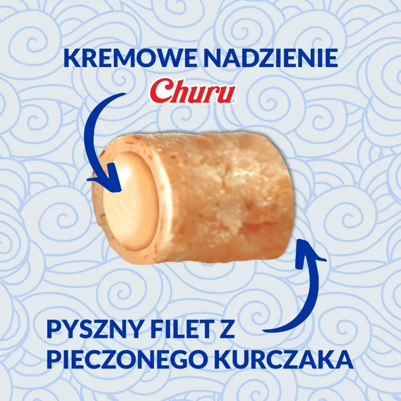INABA Churu Bites Hühnchen-Rezept-Wraps – Katzenleckerlis – 3x10 g