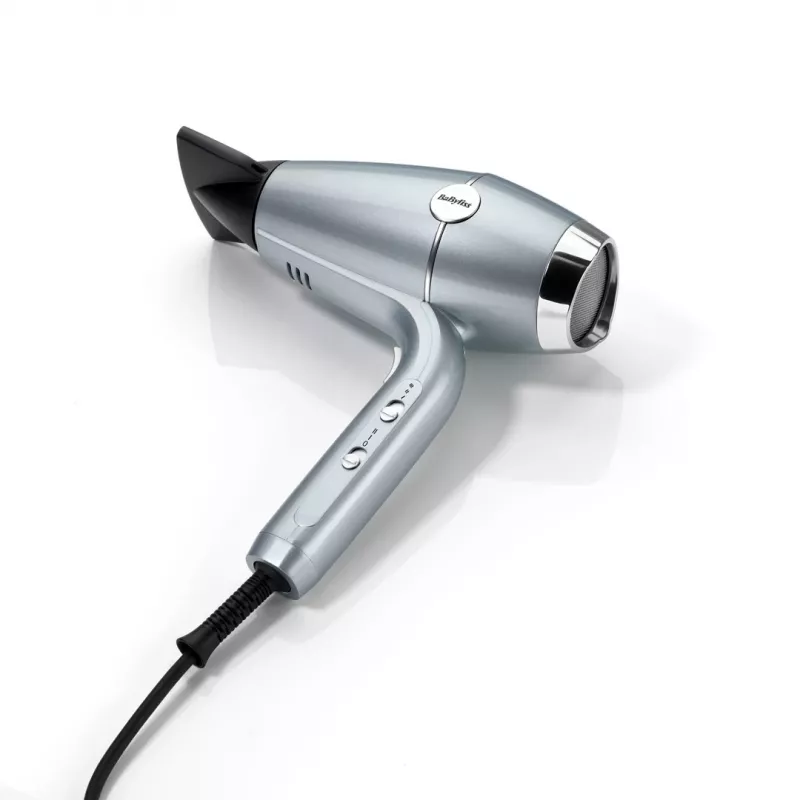 Haartrockner BABYLISS D773DE 2100 W, ionisch, 3 Heizstufen / 2 Geschwindigkeiten, Kaltluftstufe, 2 Düsen, metallic
