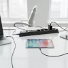 Überspannungsschutz Hawk HWPS503BK 3m Steckdosenleiste mit 3 m Kabel