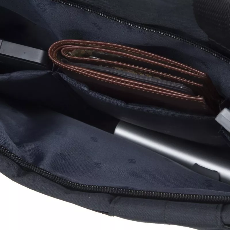Umhängetasche Rivacase Biscayne 39,6 cm (15,6 Zoll) Schwarz